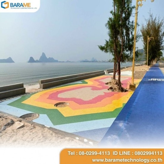 Poly Vinyl / Color Flakes Floor - บริษัท บารมี เทคโนโลยี คอนสตรัคชั่น จำกัด - epoxy flake floor  Epoxy flake floor cost  color flake epoxy flooring  ติดตั้งงานพื้นคัลเลอร์เฟล็กซ์  Poly Vinyl / Color Flakes Floor 